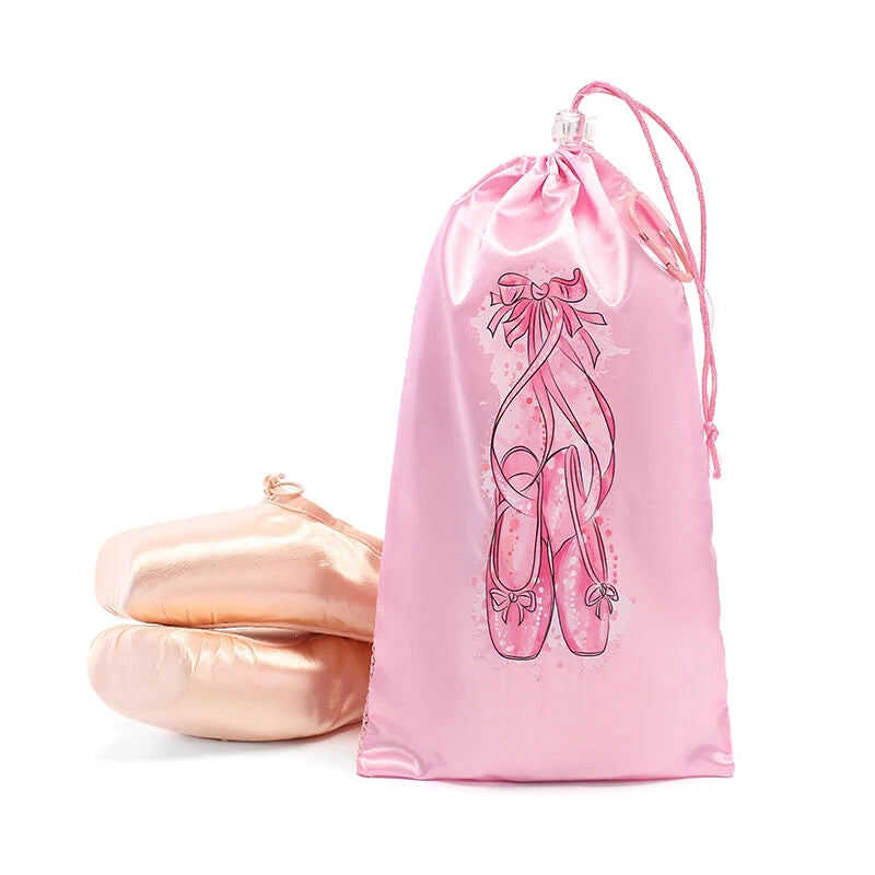 Mesh Dance Shoe Bag – Drawstring Ballet Organizer Pouch Dance Shoe Bag PLUSH