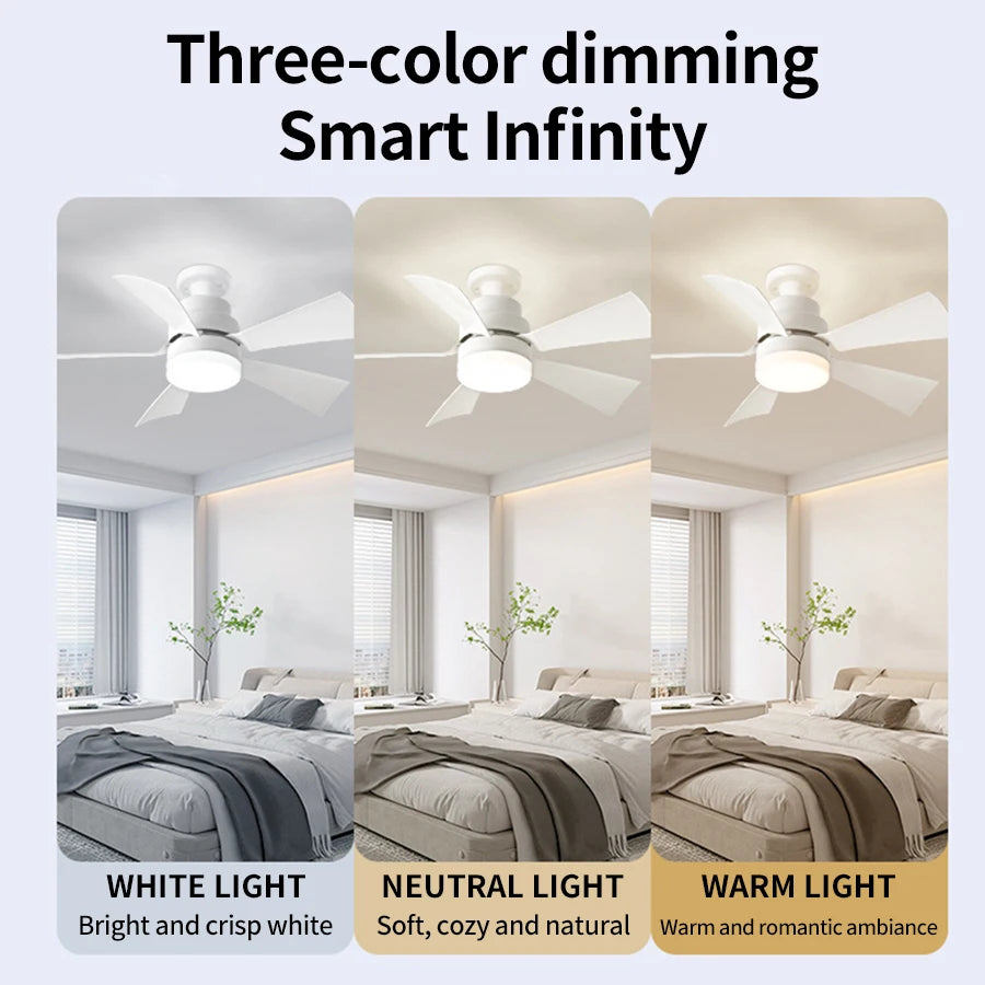 40W LED Ceiling Fan Light E27 | Dimmable & Remote Control LED Ceiling Fan Light PLUSH