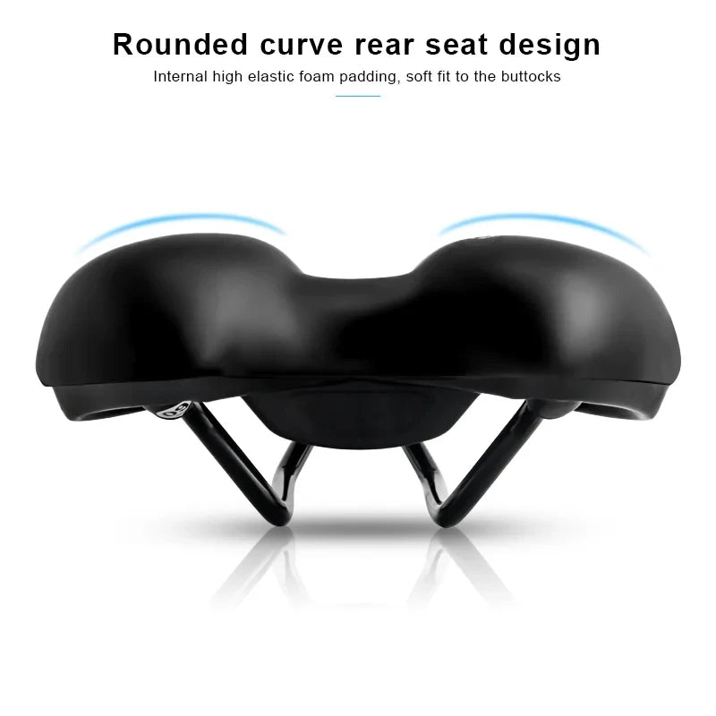 Hollow MTB & Road Bike Saddle – Unisex PU Leather Seat Bike Saddle PLUSH