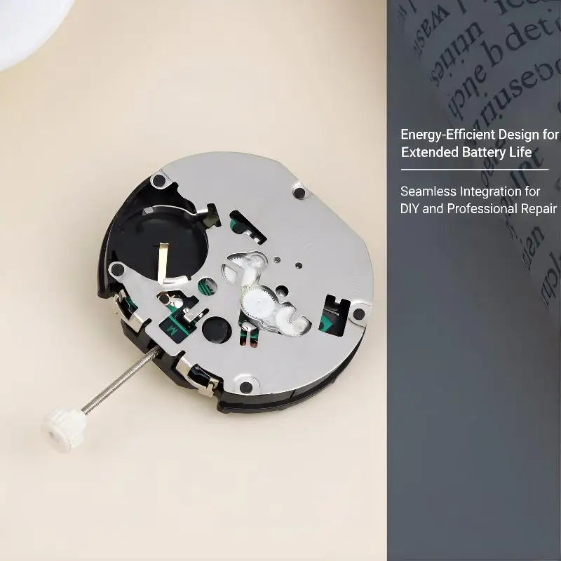 PE50 Quartz 6-Pin Watch Movement | Calendar 2/6/10 Sub-Dial Watch Movement PLUSH