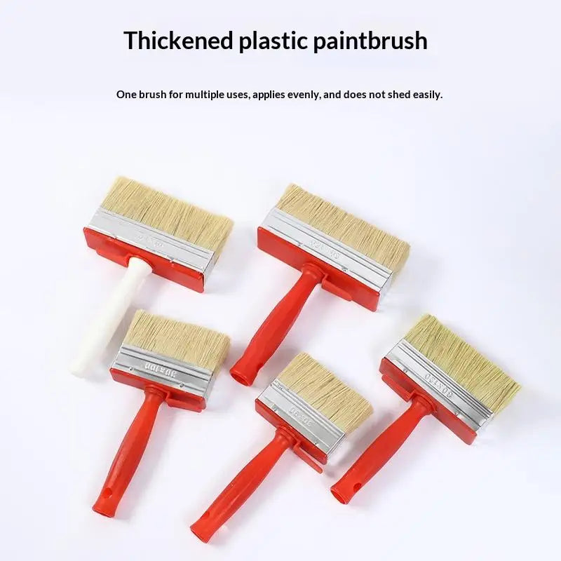 Flat Head Limewash Brush – Wall Painting Bristle Brush DIY Limewash Paint Brush PLUSH