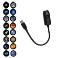 USB 360° Moon Starry Sky Projection Night Light for Kids Projection Night Light PLUSH D