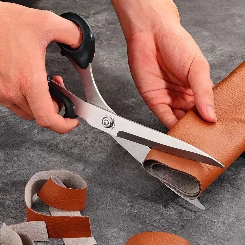 Stainless Steel Tailor's Scissors 8" & 10" | Fabric Shears Tailor's Scissors PLUSH
