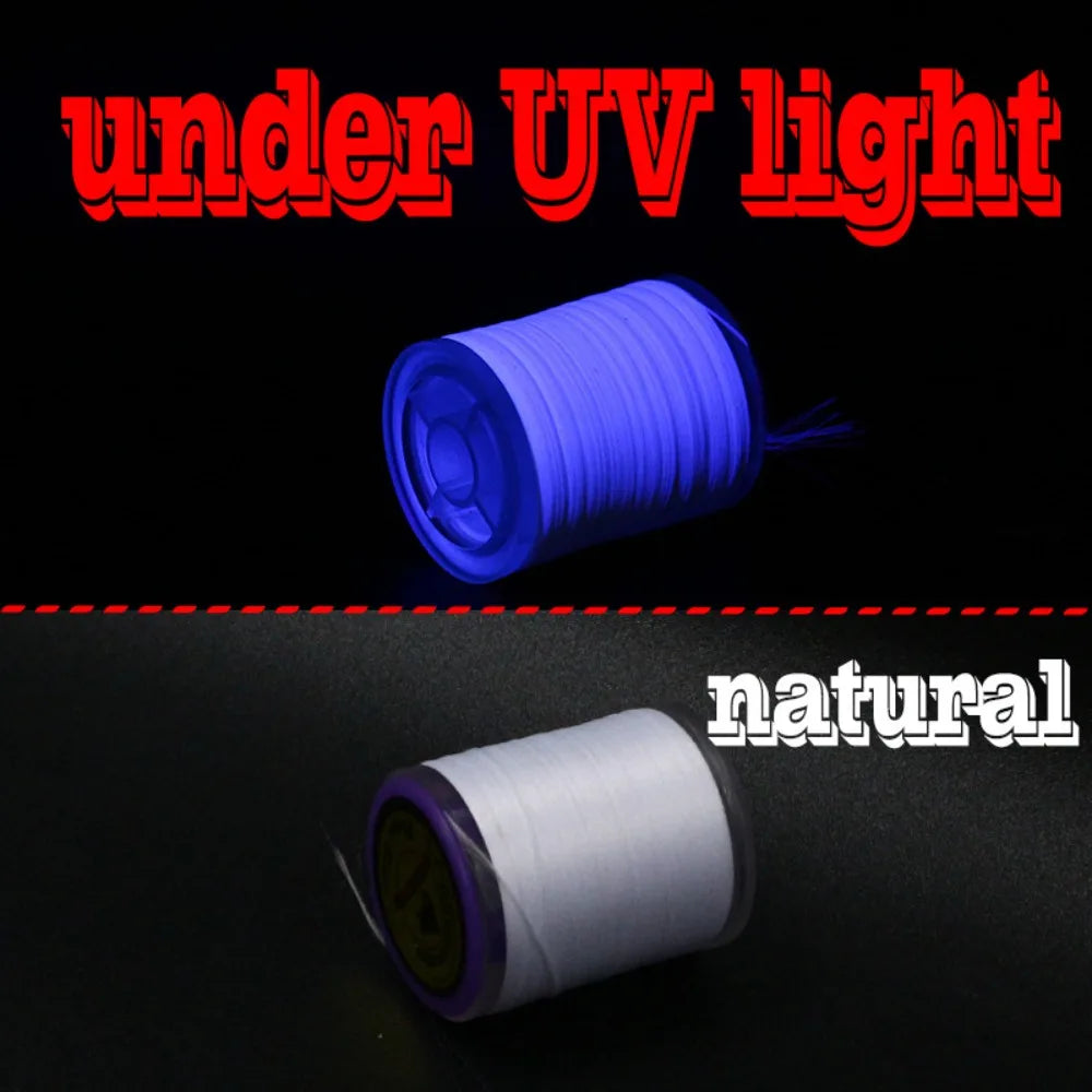 UV Fluorescent Fly Tying Thread 150D 150 Yard – Bass Trout Fly Tying Thread PLUSH