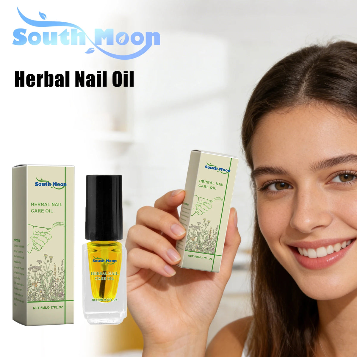South Moon Herbal Nail Cuticle Oil – Nourishing 5ml Nail Cuticle Oil PLUSH