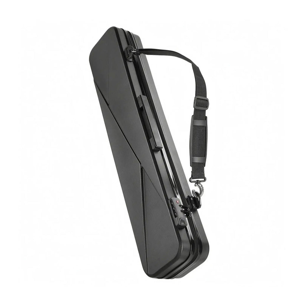 Hard Pool Cue Case with Combination Lock & Shoulder Strap Pool Cue Case PLUSH