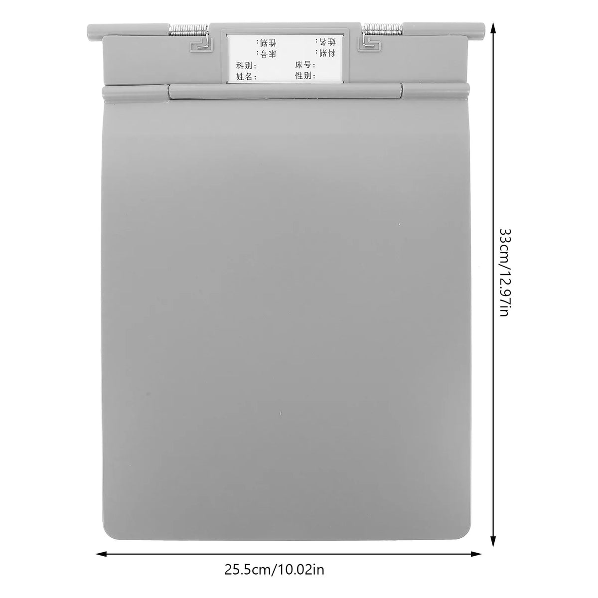 Nursing Clipboard Portable Plastic Writing & File Organizer Board Nursing Clipboard PLUSH Grey