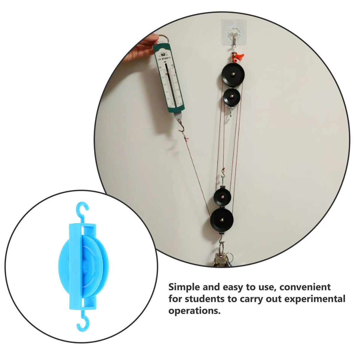 10pcs Single Pulley Block Set – Physics Mechanics Teaching Kit Physics Teaching Kit PLUSH