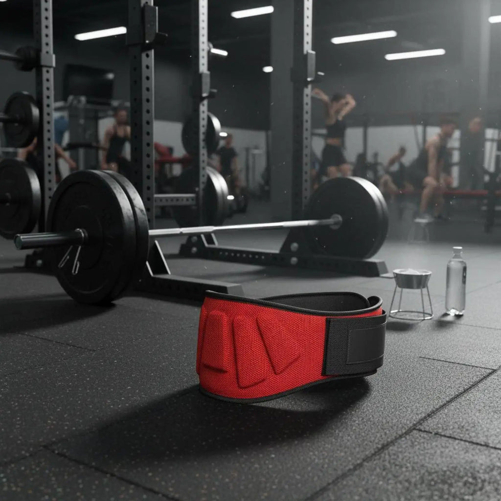 Weightlifting Belt Hook & Loop Steel Buckle | Gym Back Support Weightlifting Belt PLUSH