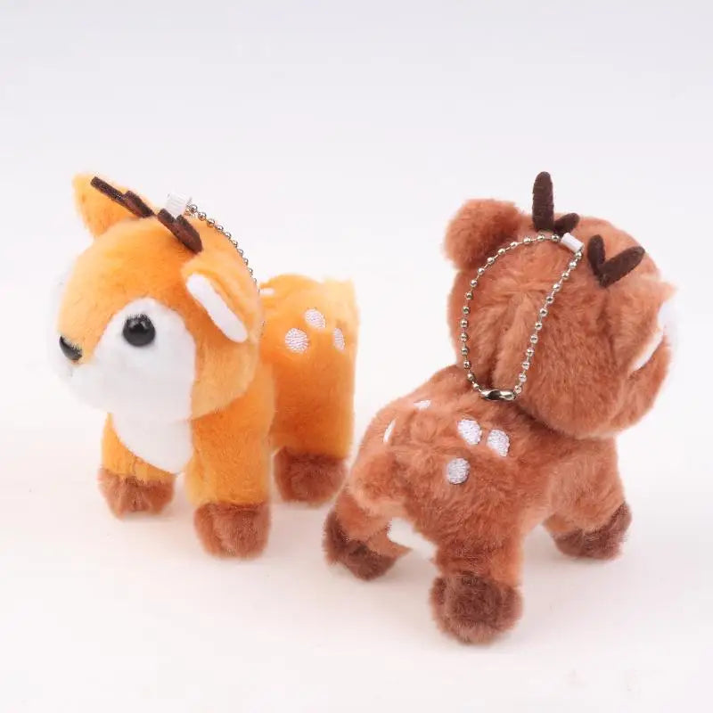 Sika Deer Plush Keychain – Cute Stuffed Animal Bag Charm Plush Keychain Charm PLUSH