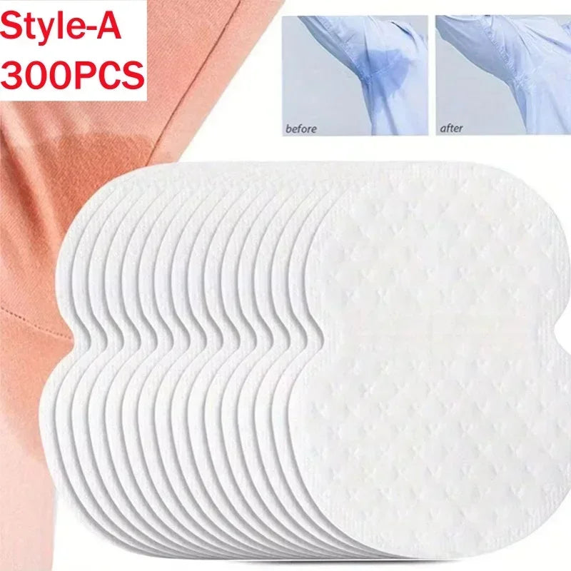 Underarm Sweat Pads – Cotton Armpit Shields for Women & Men Underarm Sweat Pads PLUSH Style-A-300PCS