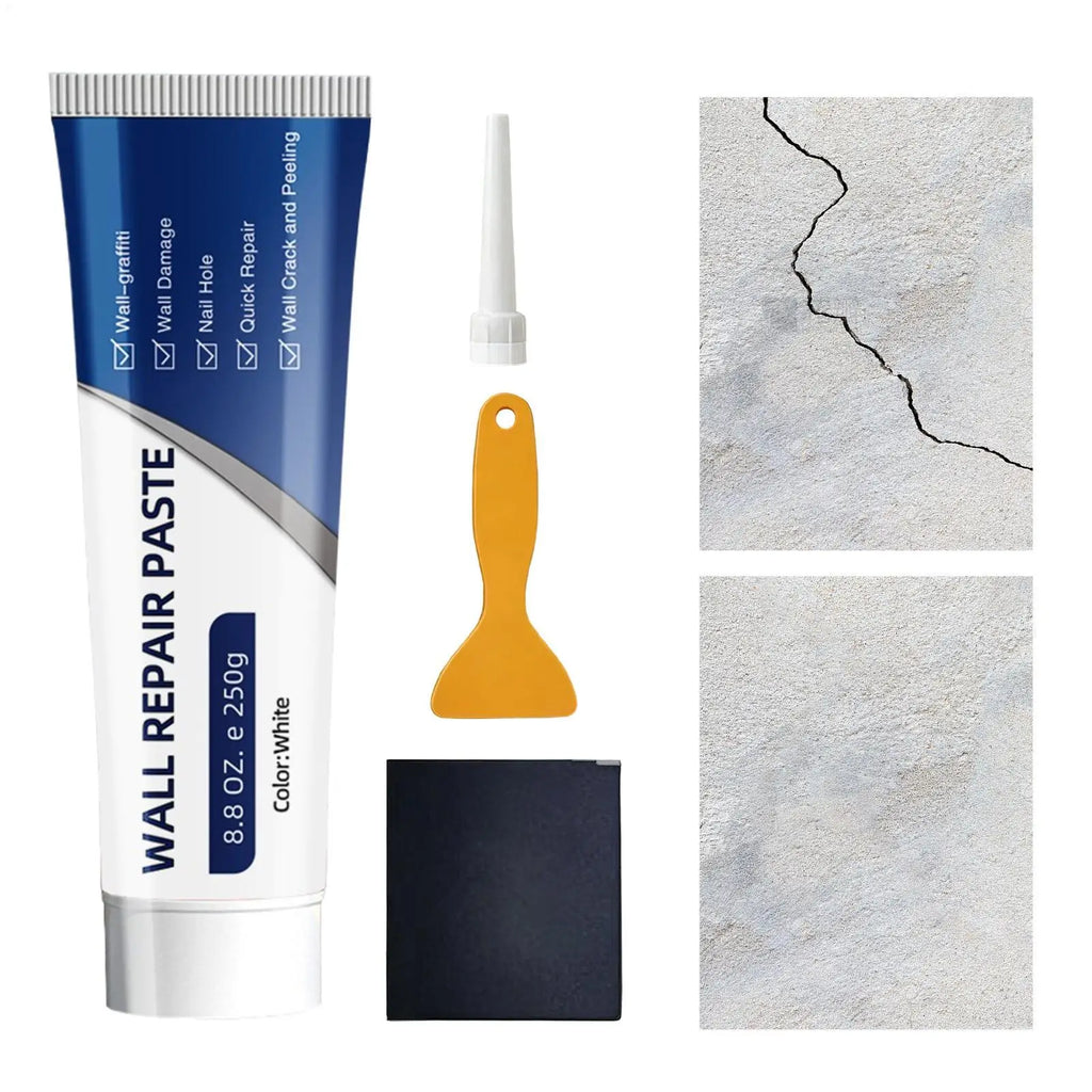 Drywall Repair Kit – Wall Hole & Crack Filling Paste + Scraper Wall Repair Kit PLUSH