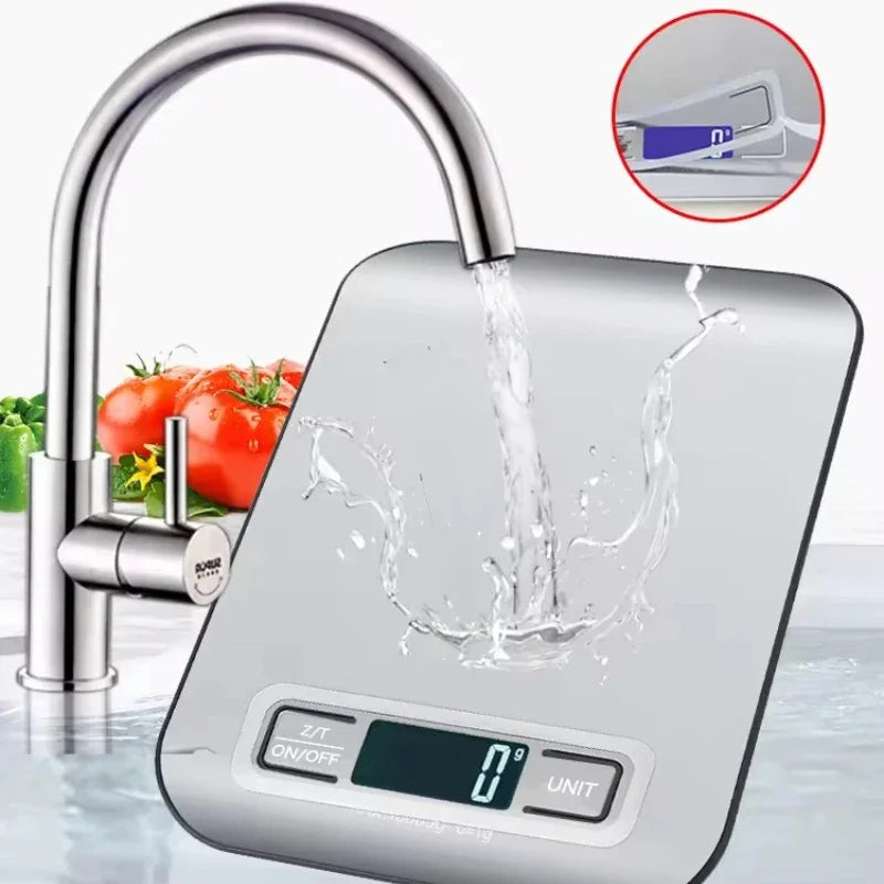 Digital Kitchen Scale 5kg LED Display | 1g Precision Digital Kitchen Scale PLUSH
