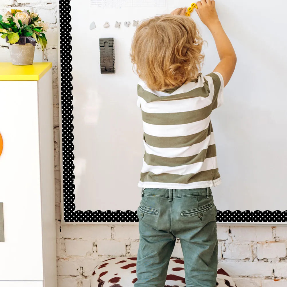 12pcs Magnetic Bulletin Board Border PVC Decorative Trim Bulletin Board Border PLUSH