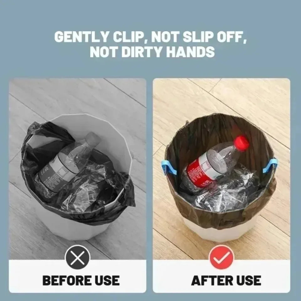 Trash Can Liner Clips Anti-Slip Bag Holder Clamps 10/20pcs Trash Bag Clips PLUSH