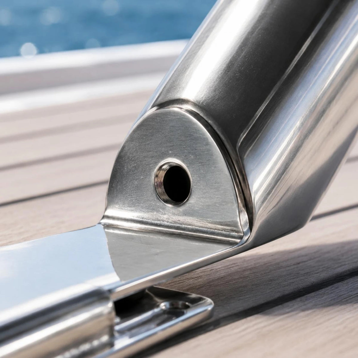Stainless Steel Boat Rod Holder – Mirror Polished Marine Mount Boat Rod Holder PLUSH