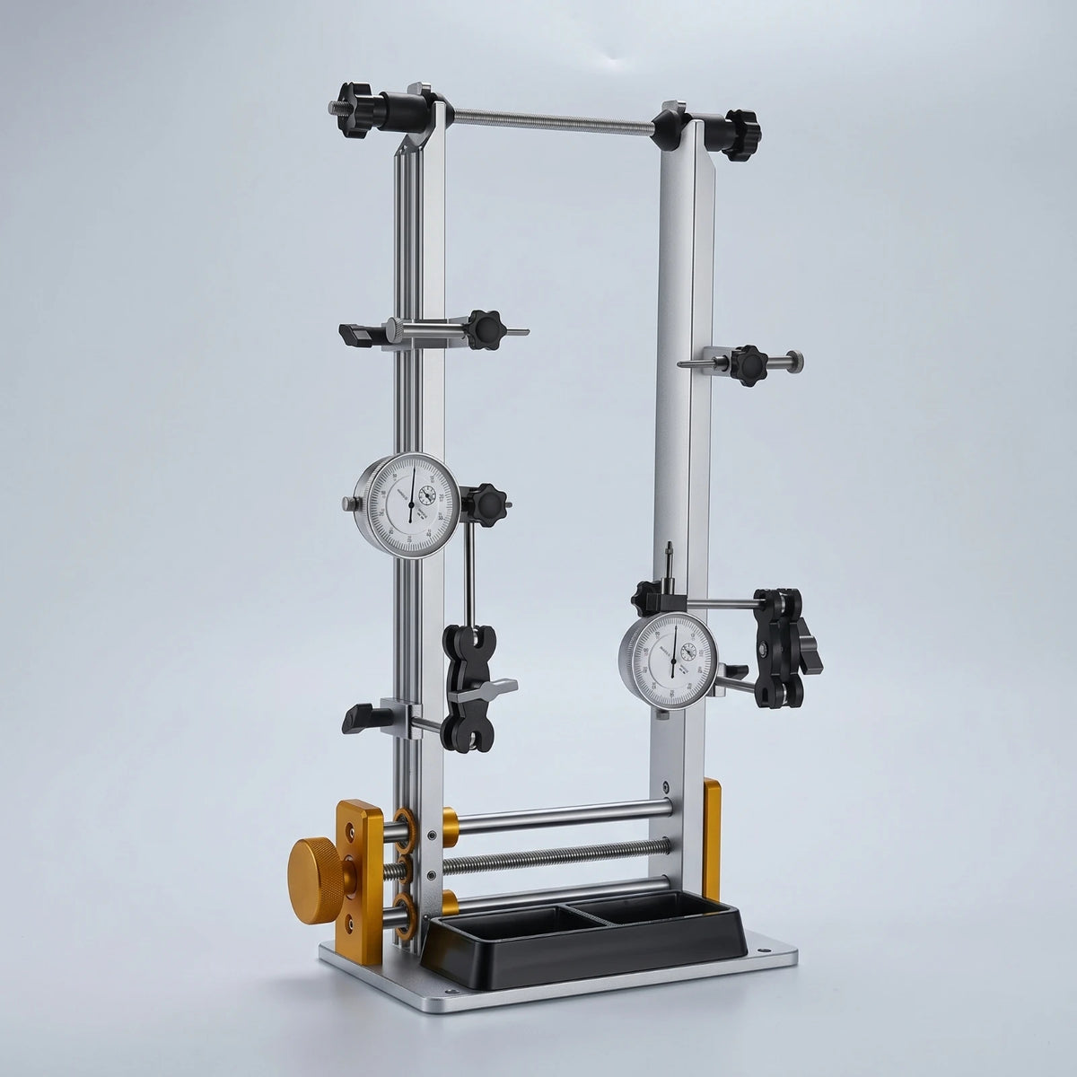 Wheel Truing Stand with Dial Indicator – Bench-Top Bike Tool Wheel Truing Stand PLUSH