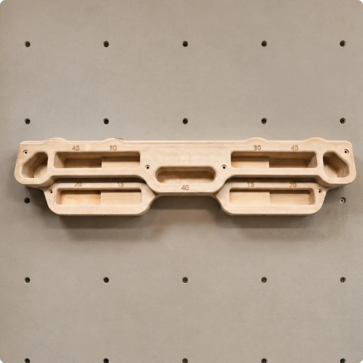 Wooden Climbing Fingerboard | Finger & Pull-Up Training Board Climbing Fingerboard PLUSH
