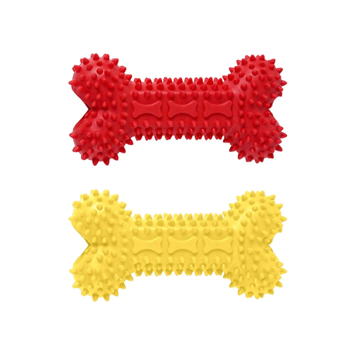 Bone-Shaped Dog Chew Toy – Rubber Teeth Cleaning Stick Dog Chew Toy PLUSH
