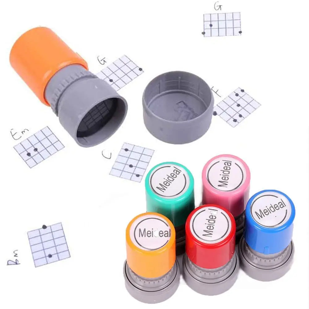 Guitar & Ukulele Chord Stamp – Music Teacher Rubber Seal Guitar Chord Stamp PLUSH