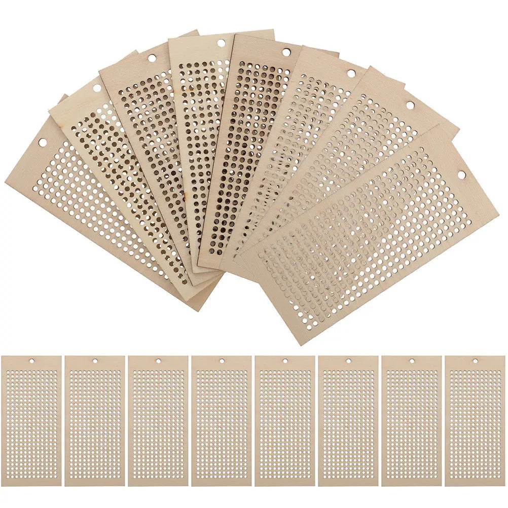 16pcs Blank Wooden Bookmarks | DIY Cross Stitch Craft Kit DIY Craft Bookmarks PLUSH