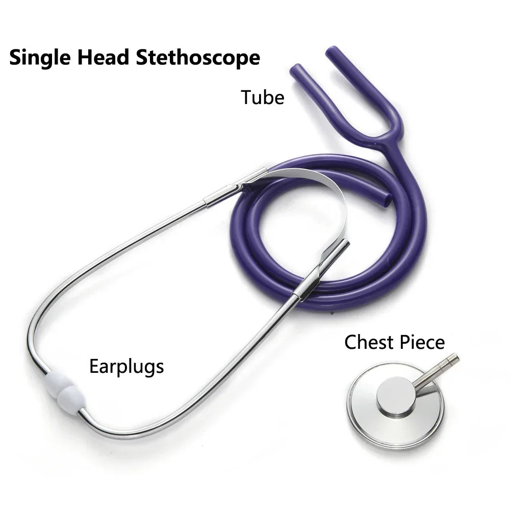 Single Head Professional Stethoscope – Doctor, Student & Vet Medical Stethoscope PLUSH