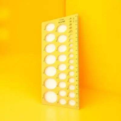 Ellipse Drawing Template Clear Plastic Drafting Ruler Drafting Template Ruler PLUSH