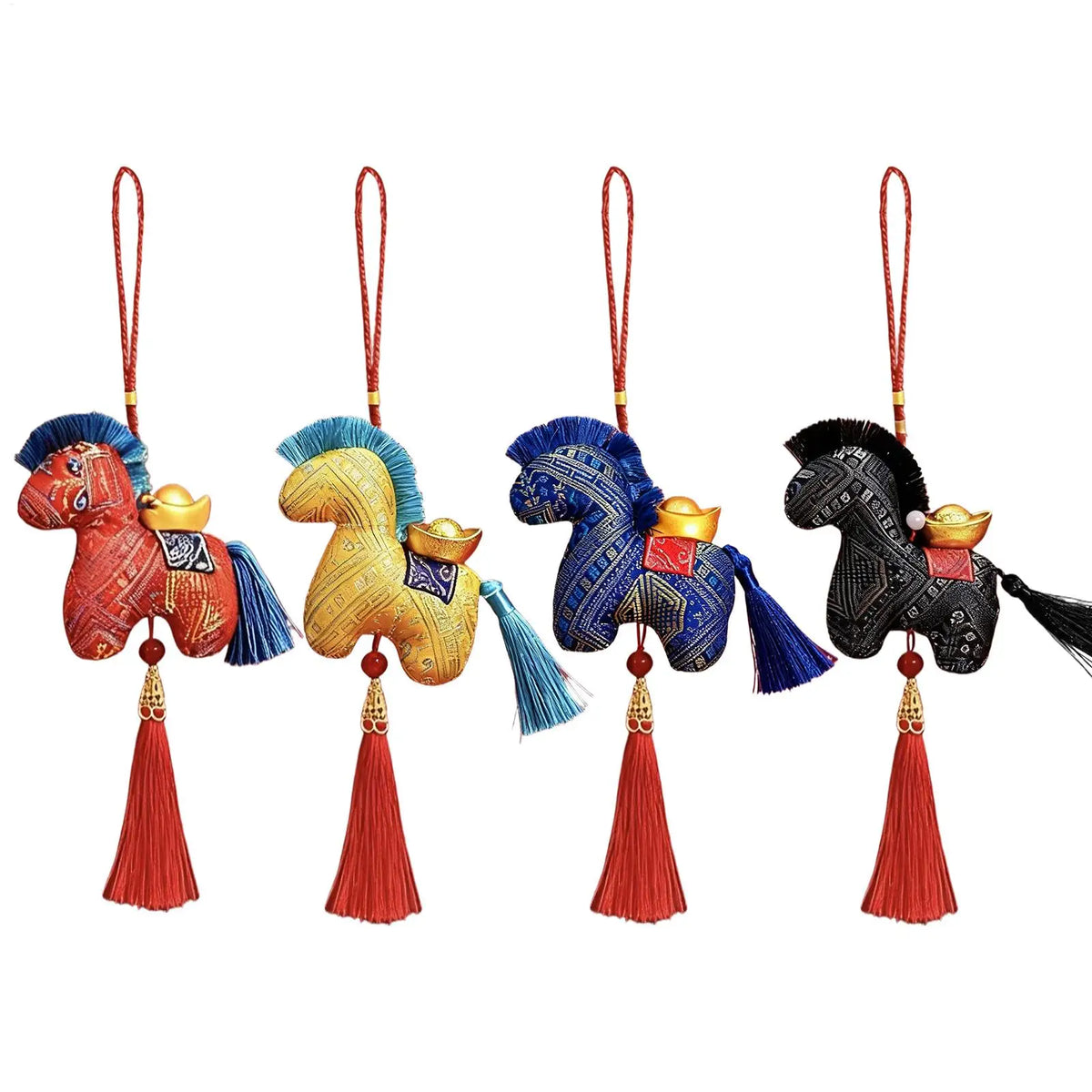 Year of the Horse Plush Pendant – Lunar New Year Charm Plush Pendant Charm PLUSH
