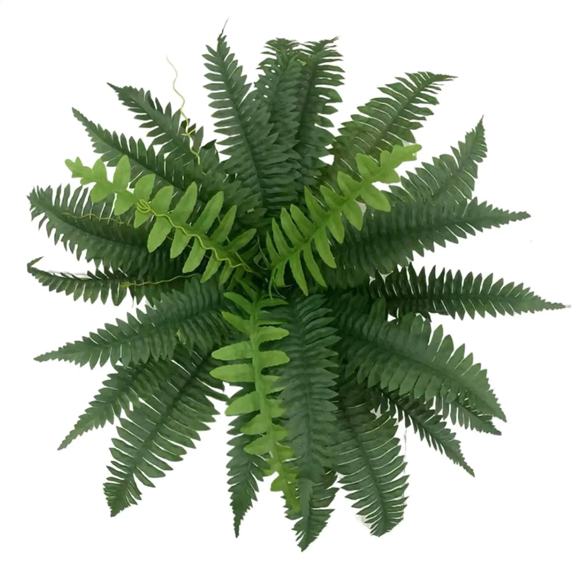 Artificial Fern UV Resistant Fake Plant – Indoor & Outdoor Artificial Plant Decor PLUSH