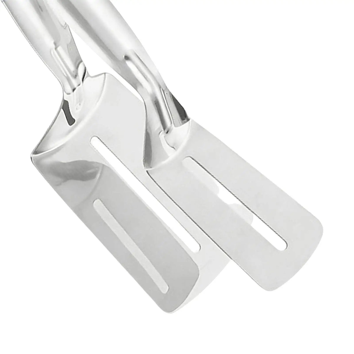 Stainless Steel Grill Clamp BBQ Tongs – 2-in-1 Spatula BBQ Grill Tongs PLUSH