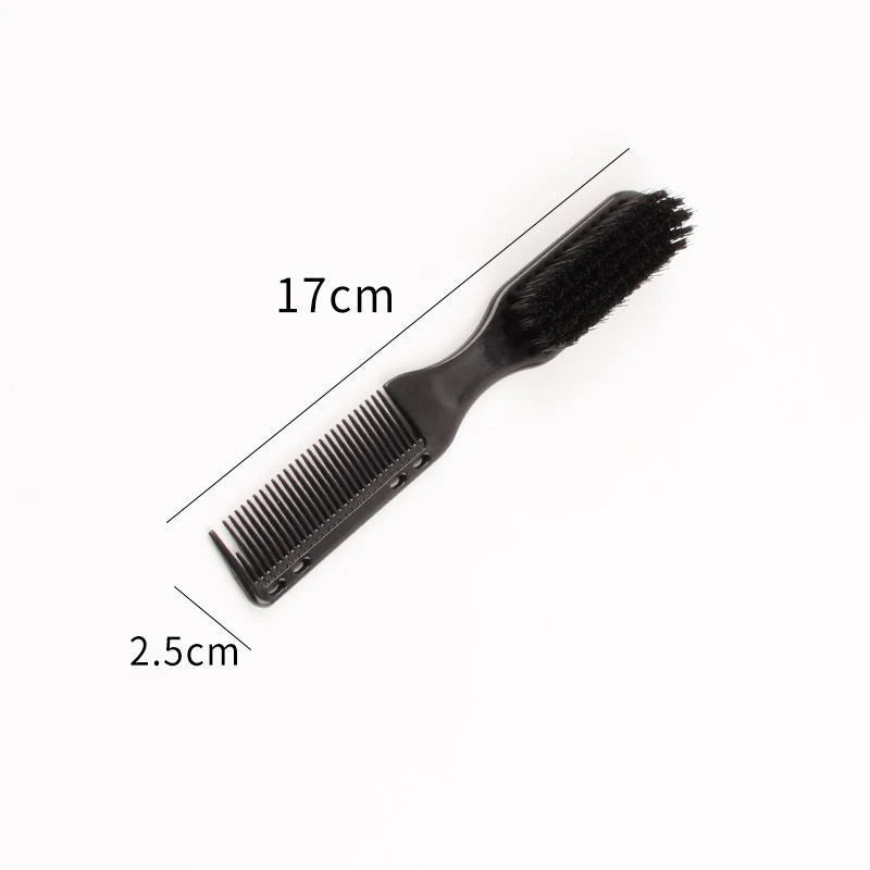 Double-Sided Beard Comb Brush – Professional Barber Styling Tool Beard Comb Brush PLUSH