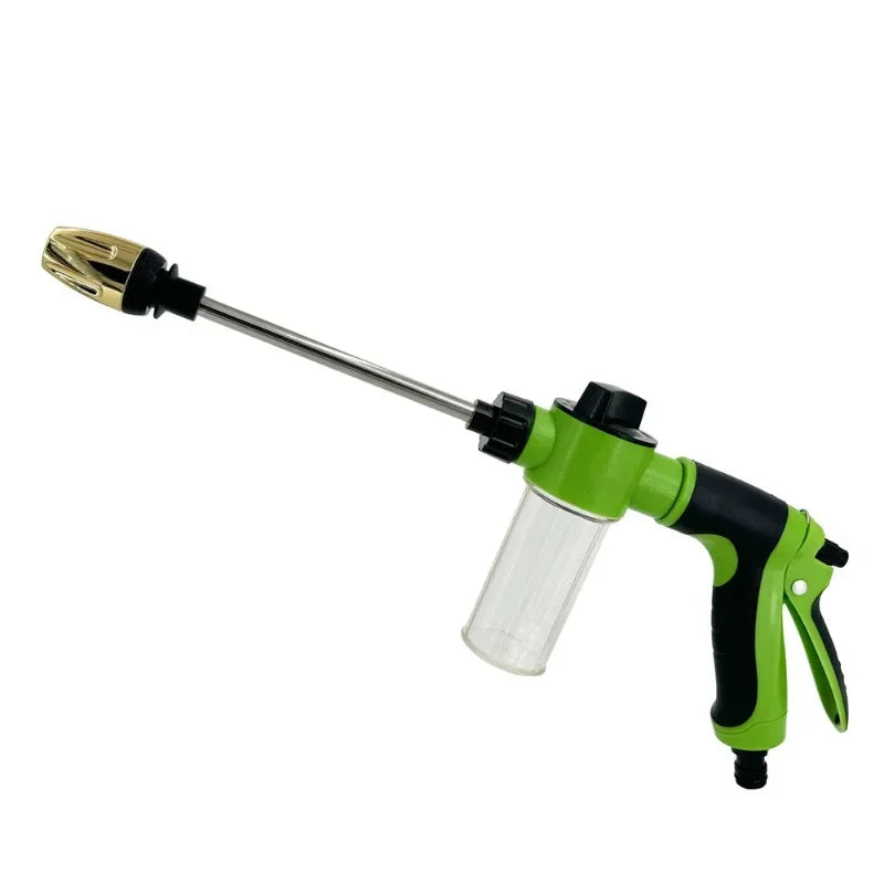 Portable High-Pressure Water Gun – Car Wash & Garden Spray Pressure Water Gun PLUSH Green