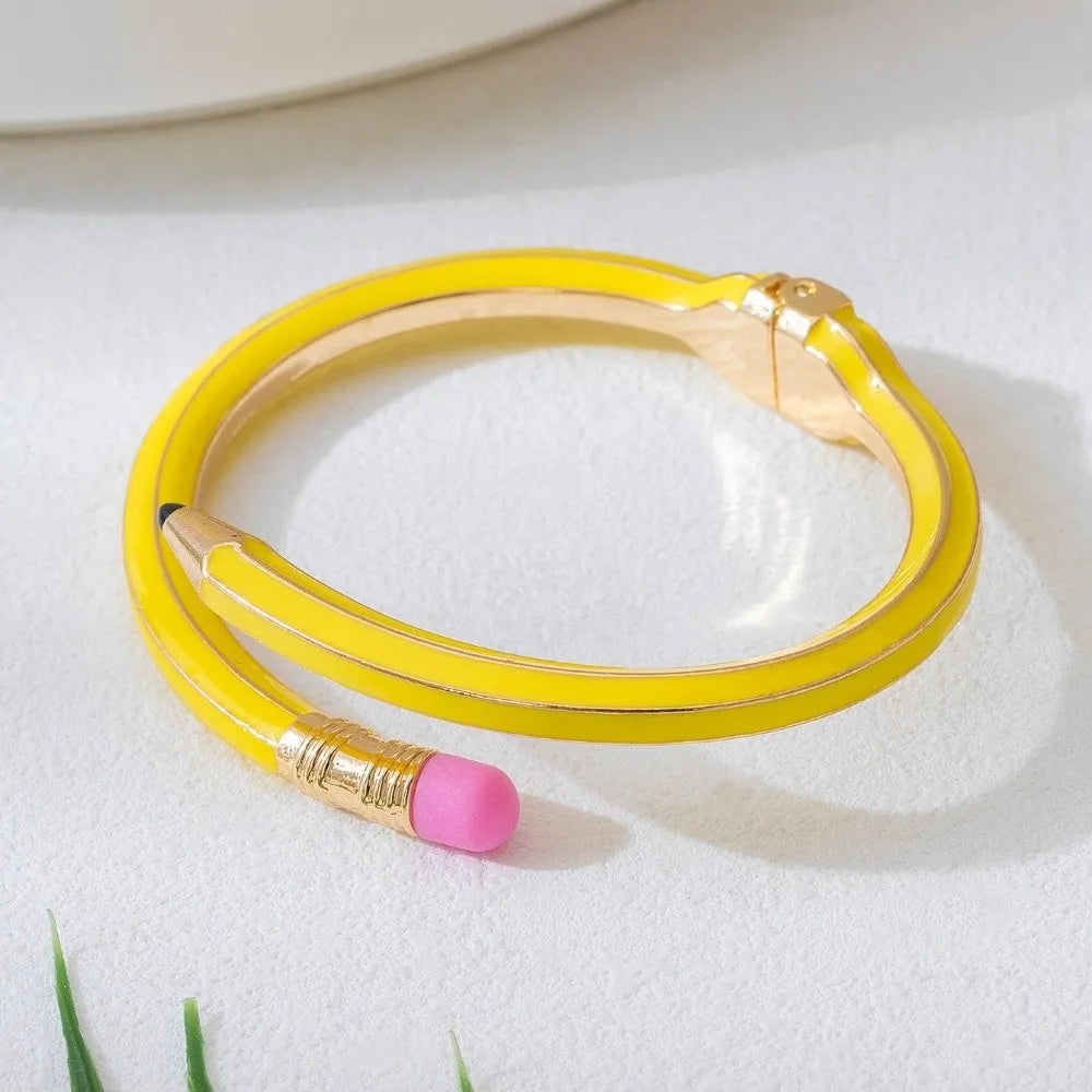 Open Cross Enamel Glitter Cuff Bracelet | Trendy Bangle Cuff Bracelet PLUSH