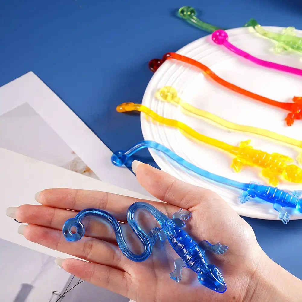 5pcs Sticky Climbing Lizard Toys – Kids Party Favors Novelty Party Toys PLUSH
