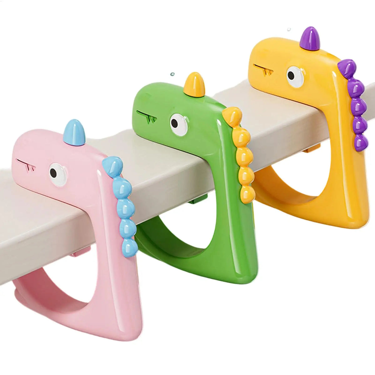 Dinosaur Desk Purse Hook – Clip-On Foldable Bag Hanger Clip-On Bag Hook PLUSH