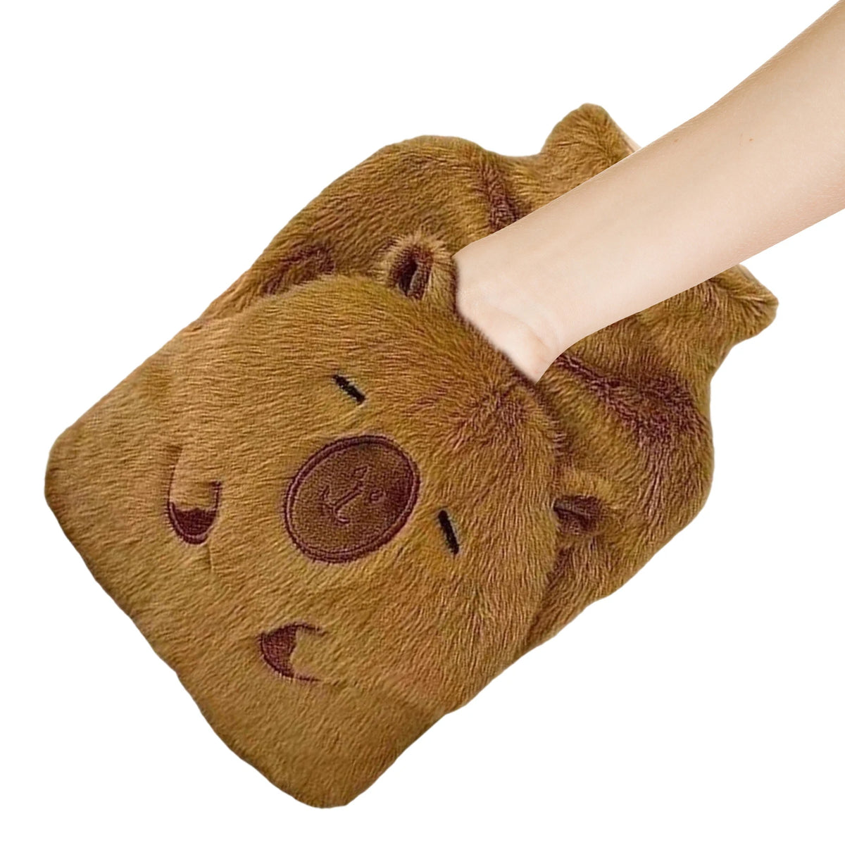 Capybara Hot Water Bottle 1000ml – Plush Hand Warmer Hot Water Bottle PLUSH