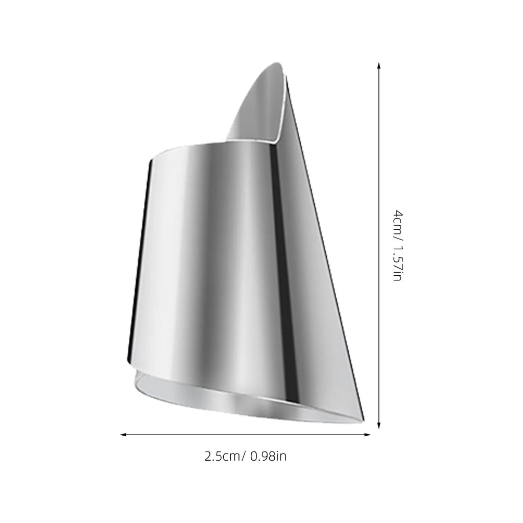 20pcs Stainless Steel Finger Guards for Kitchen Cutting & Peeling Kitchen Finger Guard PLUSH