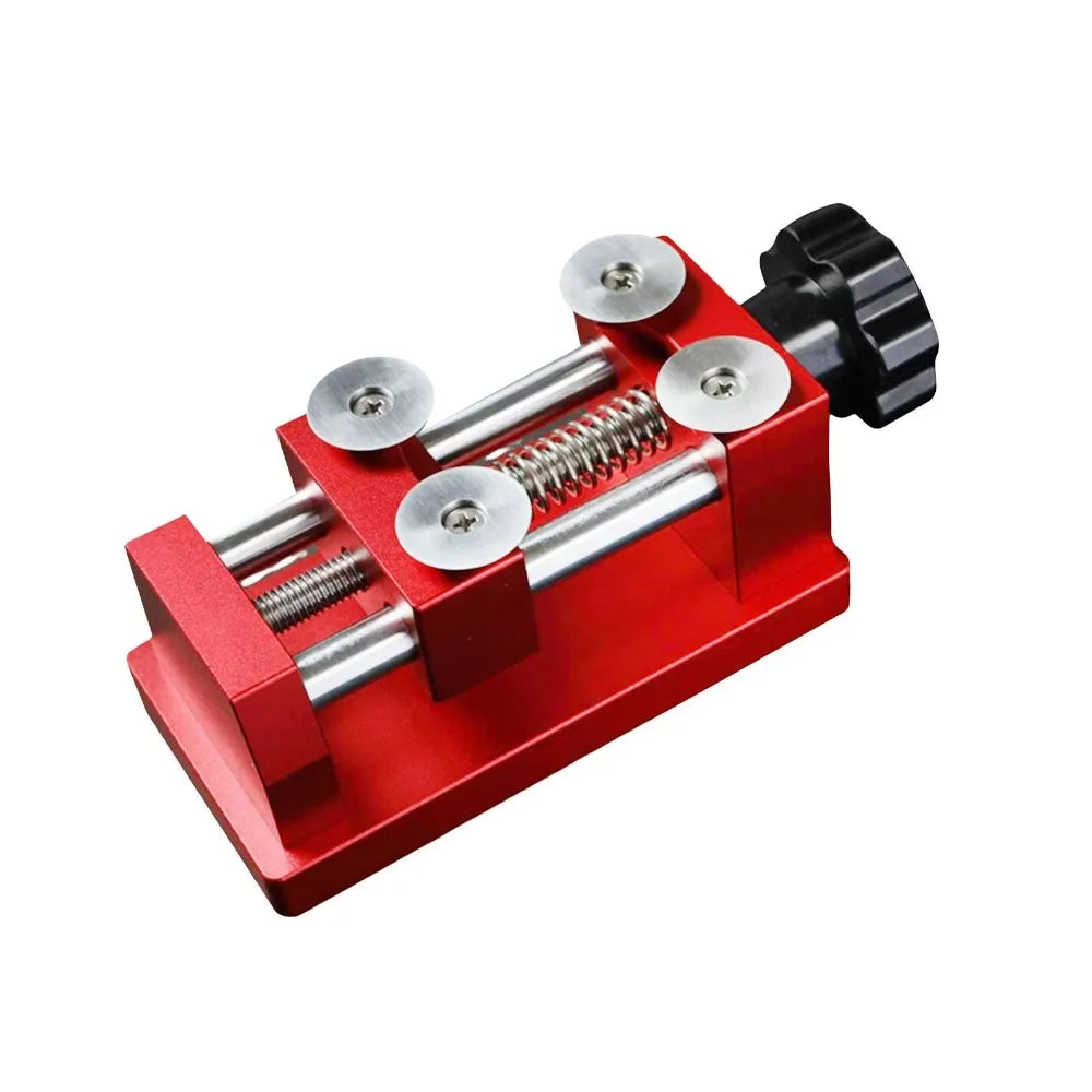 4-Blade Watch Bezel Opener & Case Cover Removal Tool Watch Repair Tool PLUSH Red Round