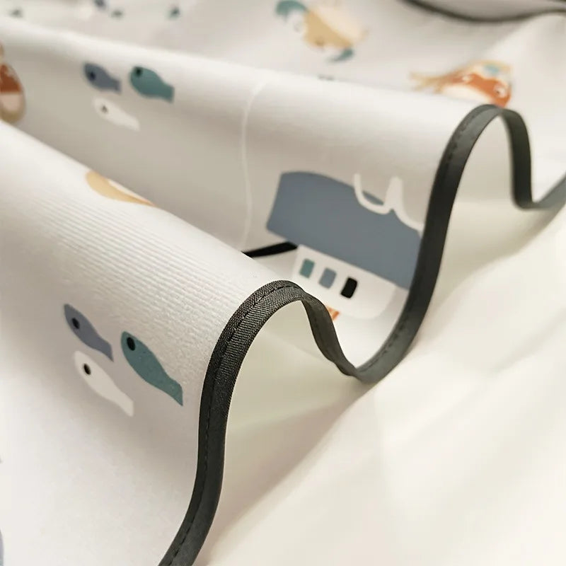 Waterproof Baby Diaper Mat – Non-Slip Washable Changing Pad Baby Changing Mat PLUSH