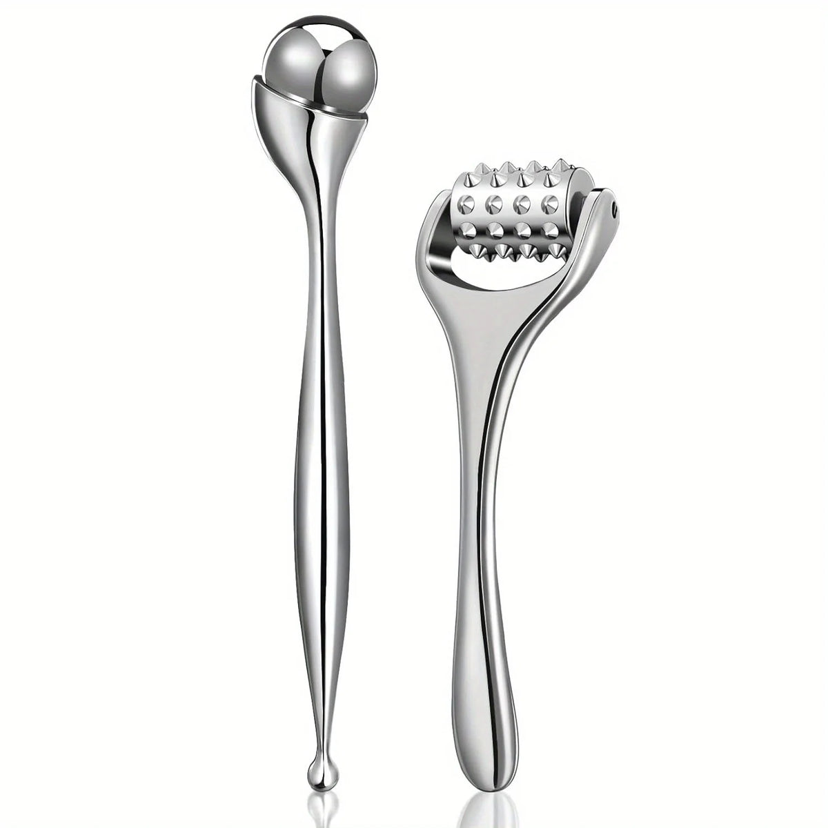 Stainless Steel Eye & Face Roller Massager | Daily Facial Care Face Roller Massager PLUSH