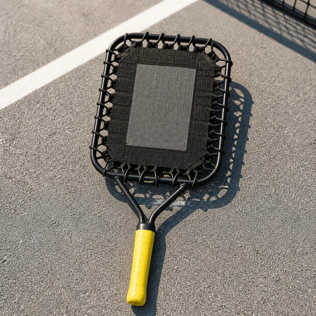 Pickleball Practice Net Rebounder – Iron Frame, Portable Pickleball Rebounder PLUSH