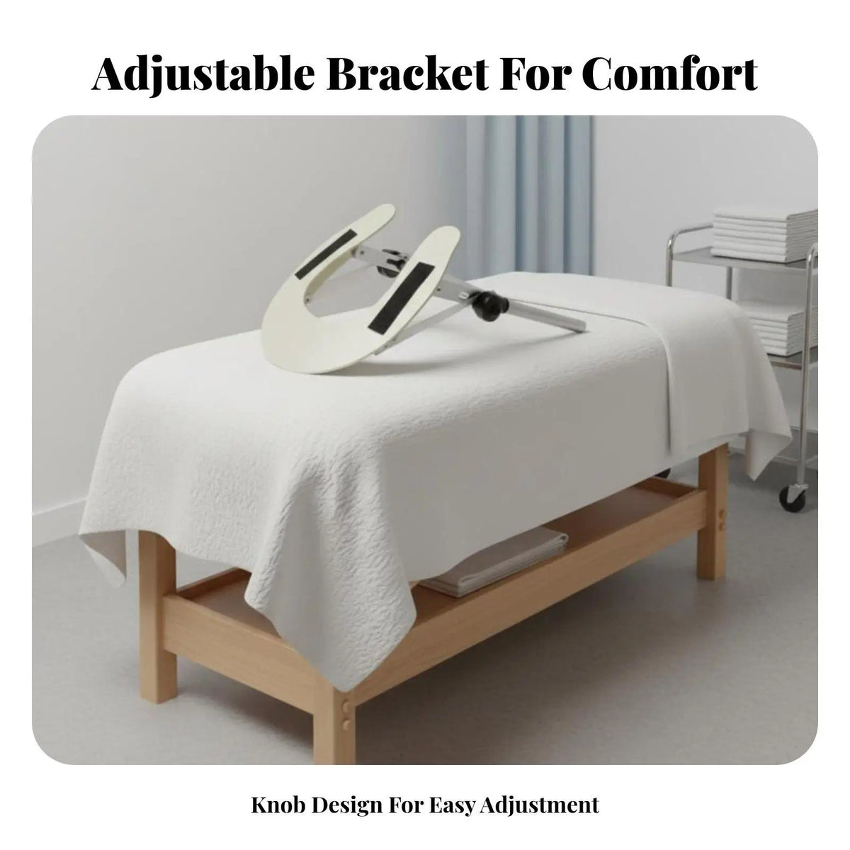 Adjustable Facial Cradle Frame for Massage Table – Aluminum Massage Table Accessory PLUSH