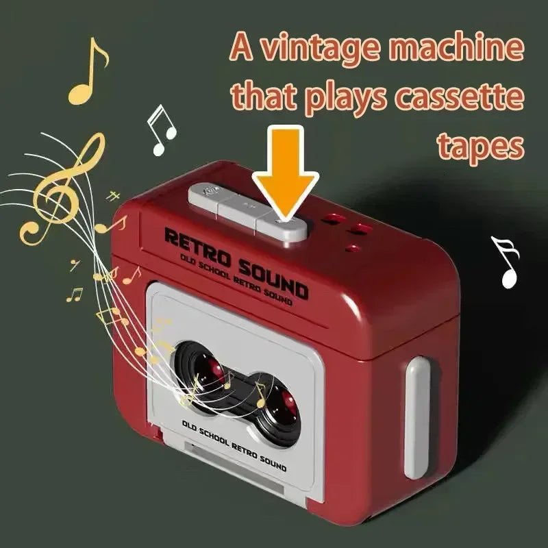 Mini Retro Tape Recorder Keychain – Recordable Voice Pendant Novelty Keychain Toy PLUSH