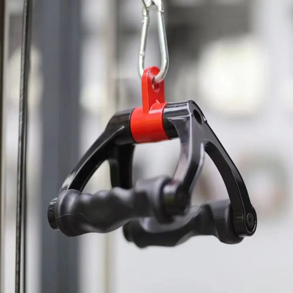 V-Bar Pull Down Handle | 360° Rotating Ergonomic Cable Bar Cable Training Handle PLUSH