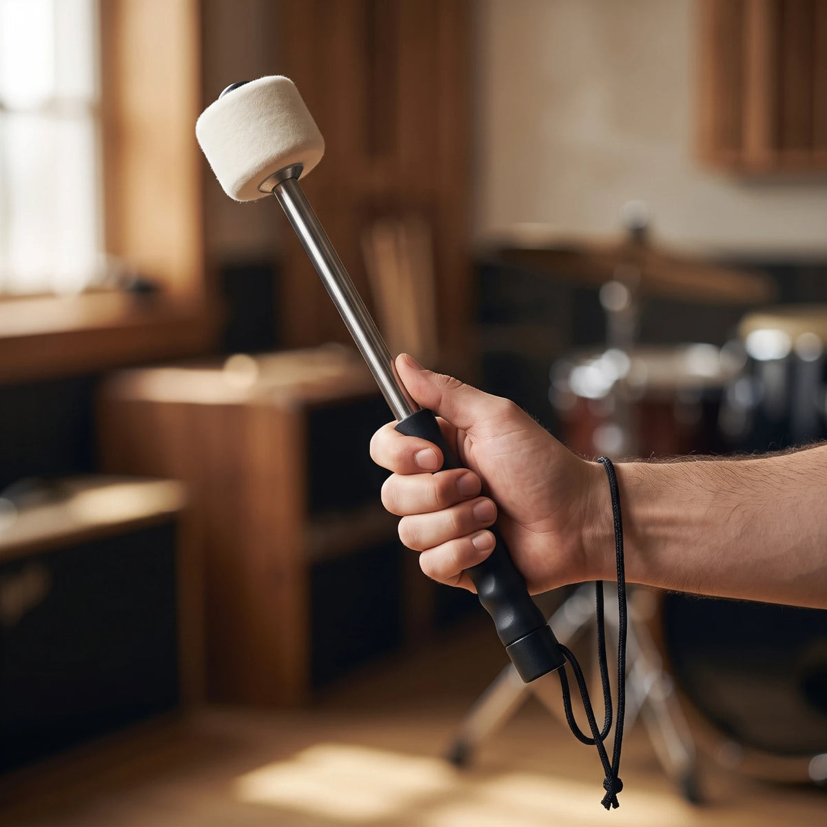 Felt Head Drum Mallet – Non-Slip Marching Drumstick Drum Mallet PLUSH Default Title