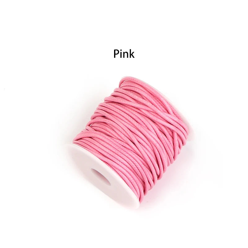 10 Yards 0.5mm Korea Waxed Thread – Leather & Bookbinding Waxed Craft Thread PLUSH pink 0.5mm