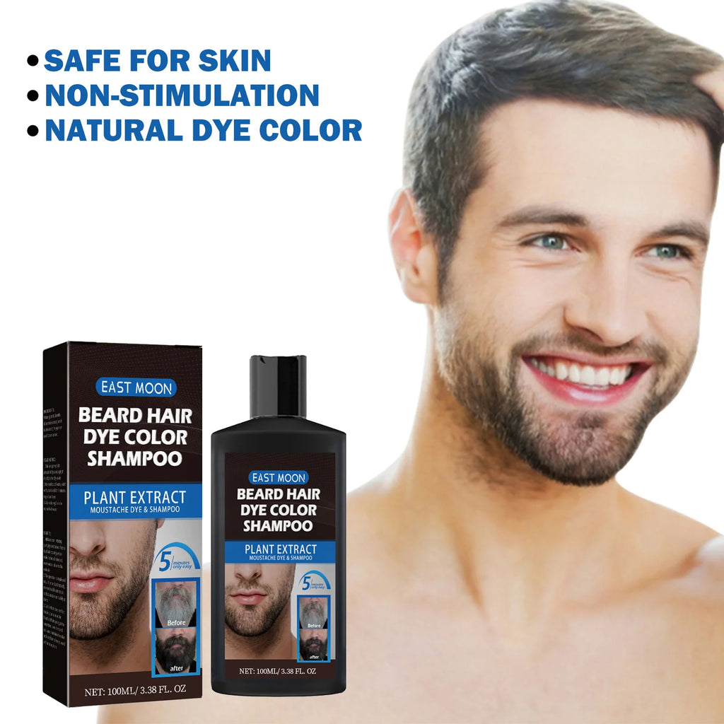 Chamomile Beard Dye Shampoo 2-in-1 Color & Cleanse 100ml Beard Dye Shampoo PLUSH