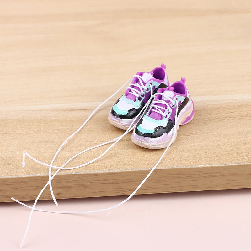 1/6 Doll Sport Shoes & Boots – 3.5cm DIY Dollhouse Accessory Doll Accessories PLUSH 05
