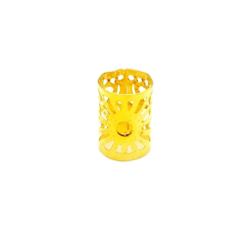 50/100pcs Metal Hair Braid Rings – Dreadlock Cuff Clips Hair Braid Rings PLUSH