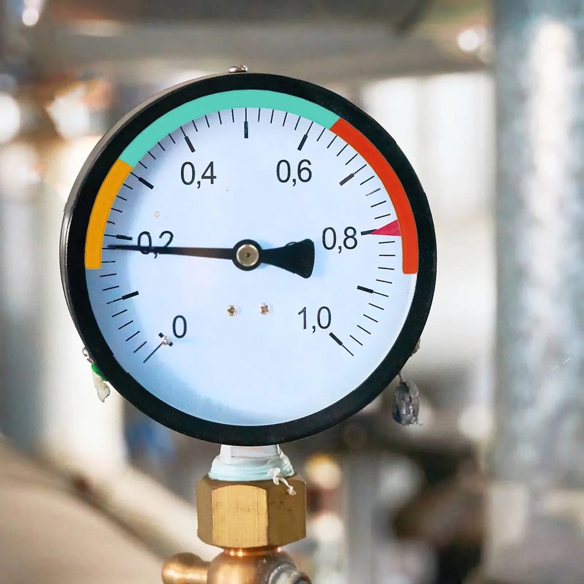 Pressure Gauge Indication Labels – 6 Sheets, Color-Coded Gauge Indicator Labels PLUSH